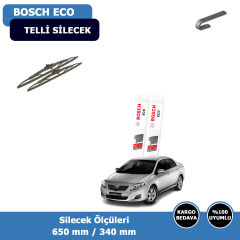 Toyota Corolla Ön Silecek Süpürgesi (2007-2013)Bosch Eco