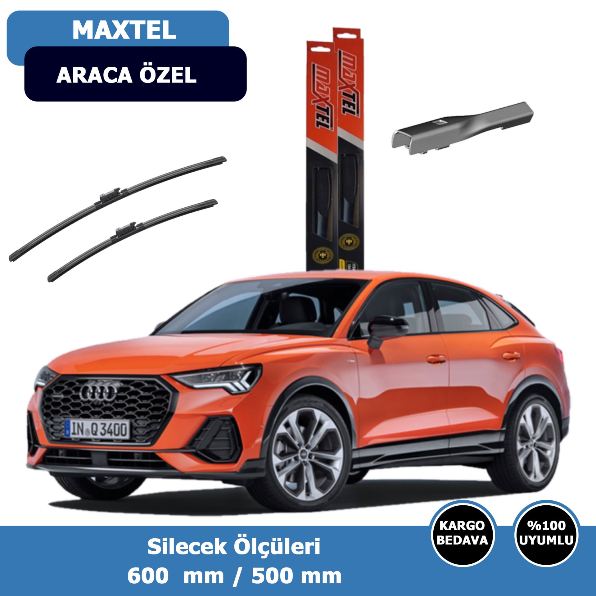 Audi Q3 Ön Silecek Süpürgesi (2020-2021)Maxtel