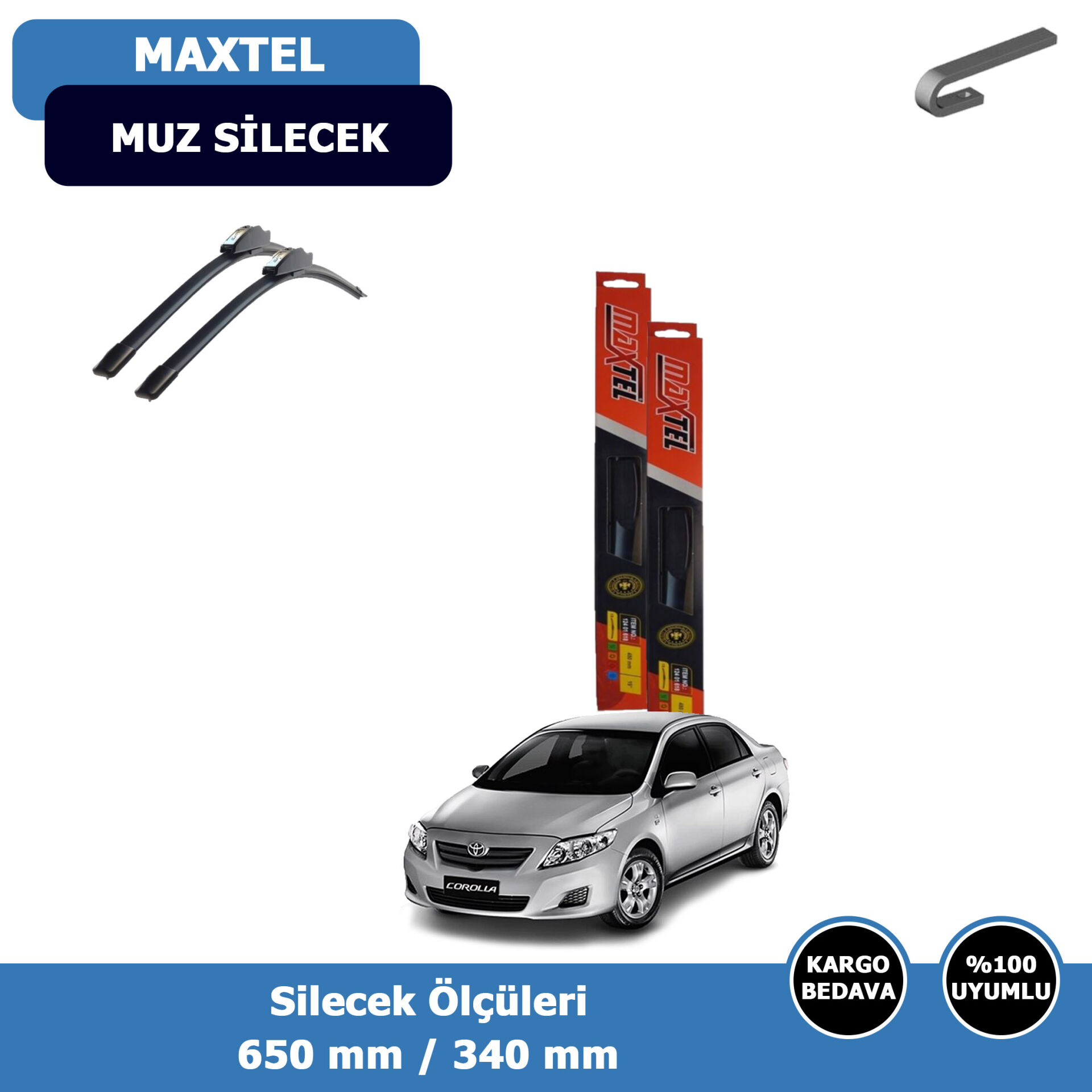 Toyota Corolla Ön Silecek Süpürgesi (2007-2013)Maxtel