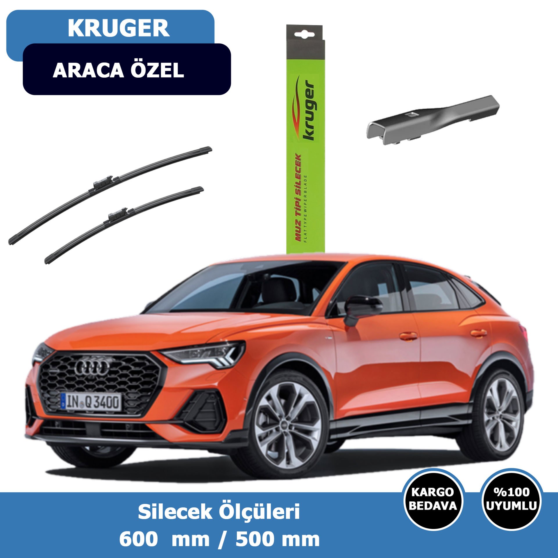 Audi Q3 Ön Silecek Süpürgesi (2020-2021)Kruger