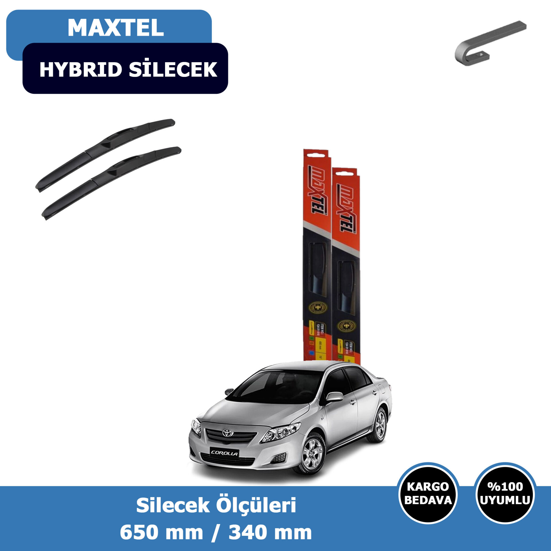 Toyota Corolla Ön Silecek Süpürgesi Hybrid (2007-2013)Maxtel