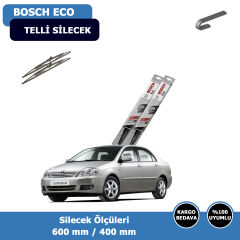 Toyota Corolla Ön Silecek Süpürgesi (2002-2006)Bosch Eco