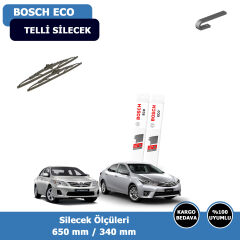 Toyota Corolla Ön Silecek Süpürgesi (2013-2018)Bosch Eco