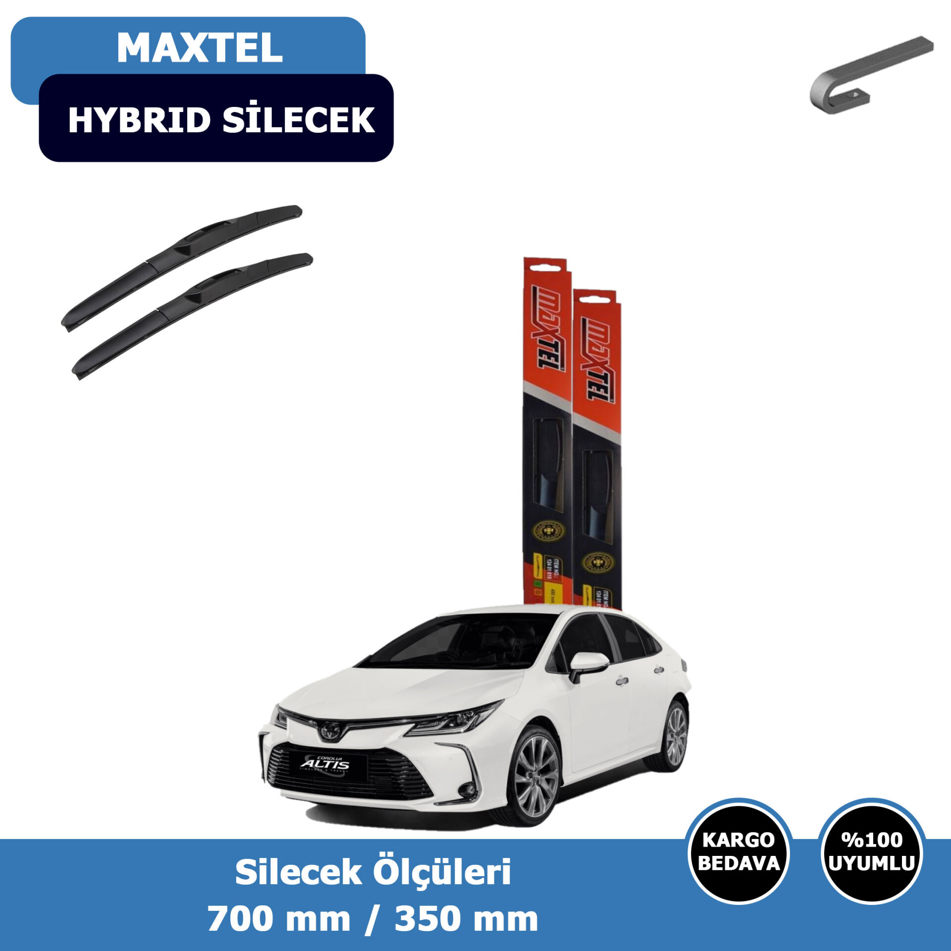 Toyota Corolla Ön Silecek Süpürgesi Hybrid (2019-2025)Maxtel
