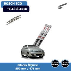 Toyota Corolla HB Ön Silecek Süpürgesi (2002-2007)Bosch Eco