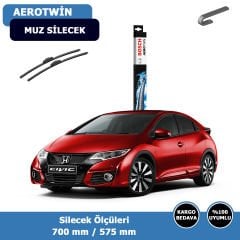 Honda Cıvıc Hatchback Ön Silecek Süpürgesi (2012-2015)Bosch Aerotwin