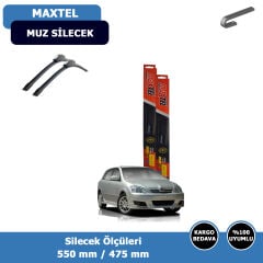 Toyota Corolla HB Ön Silecek Süpürgesi (2002-2007)Maxtel
