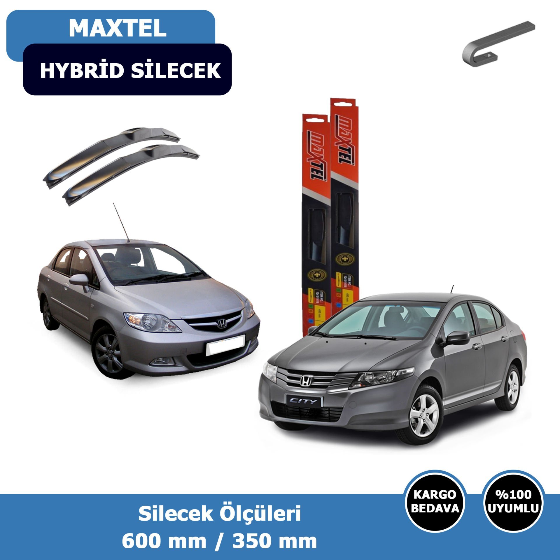 Honda City Ön Silecek Süpürgesi Hybrid(2006-2011)Maxtel