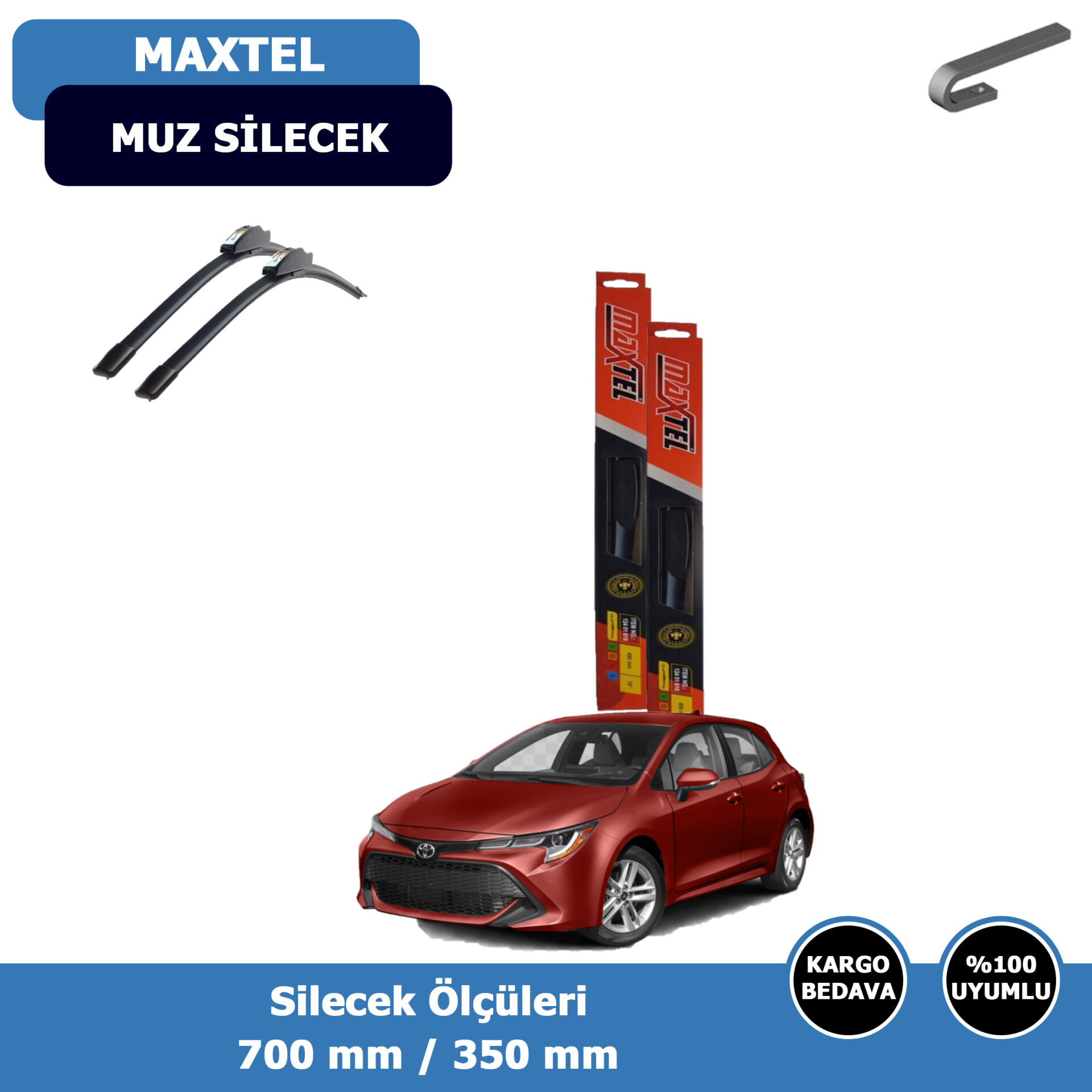 Toyota Corolla HB Ön Silecek Süpürgesi (2020-2025)Maxtel