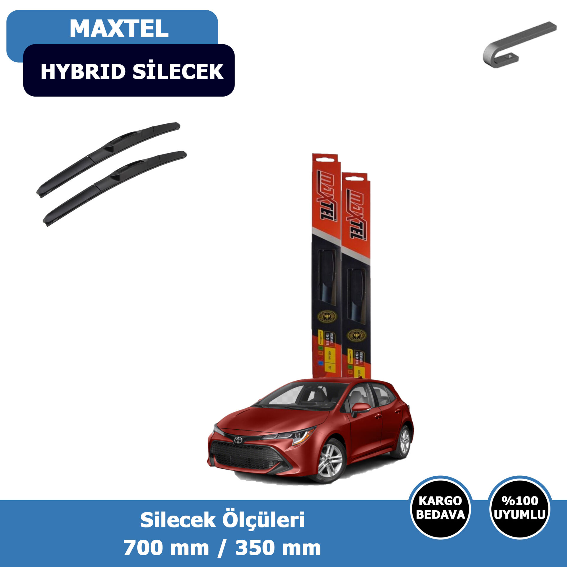 Toyota Corolla HB Ön Silecek Süpürgesi Hybrid (2020-2025)Maxtel