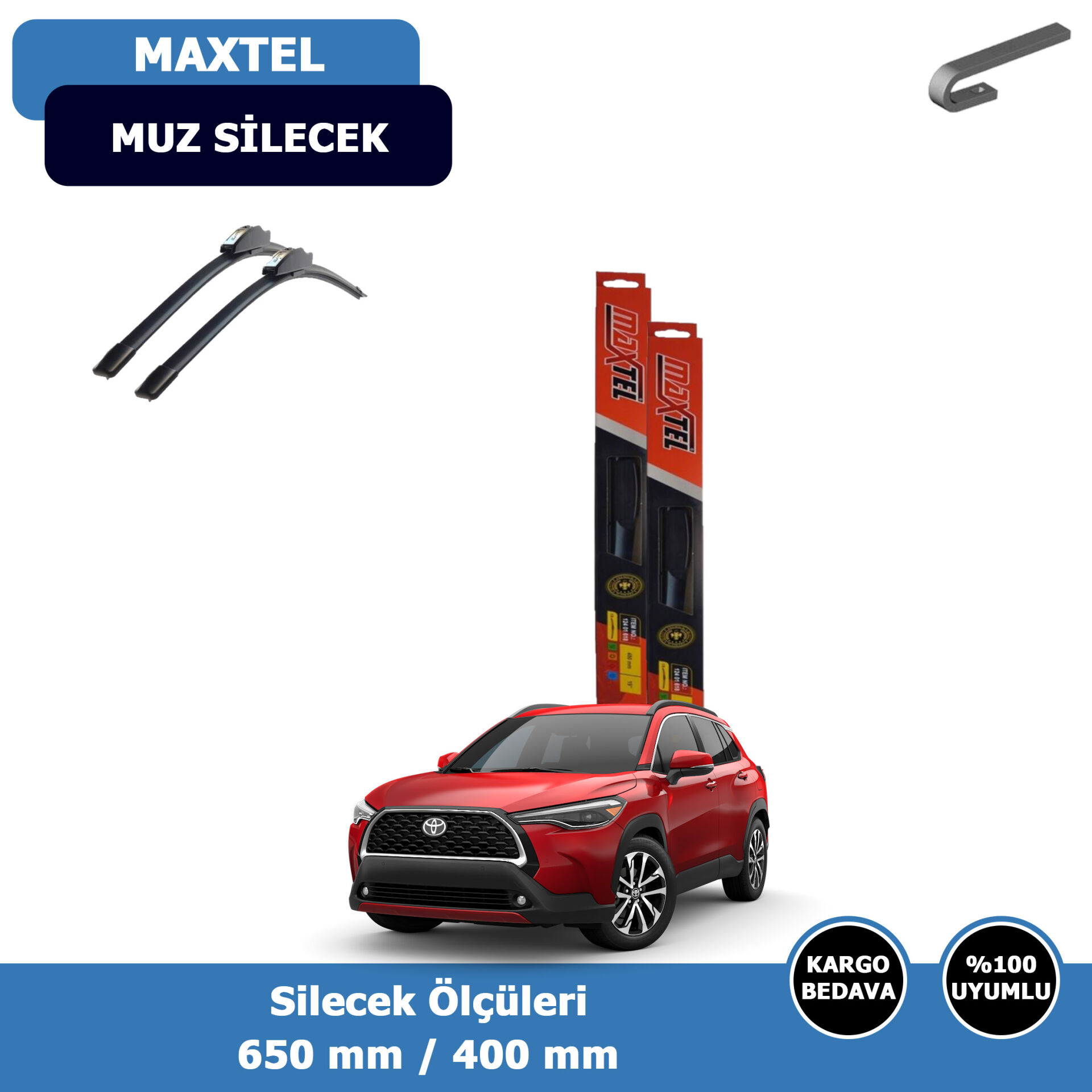 Toyota Corolla Cross Ön Silecek Süpürgesi (2022-2025)Maxtel