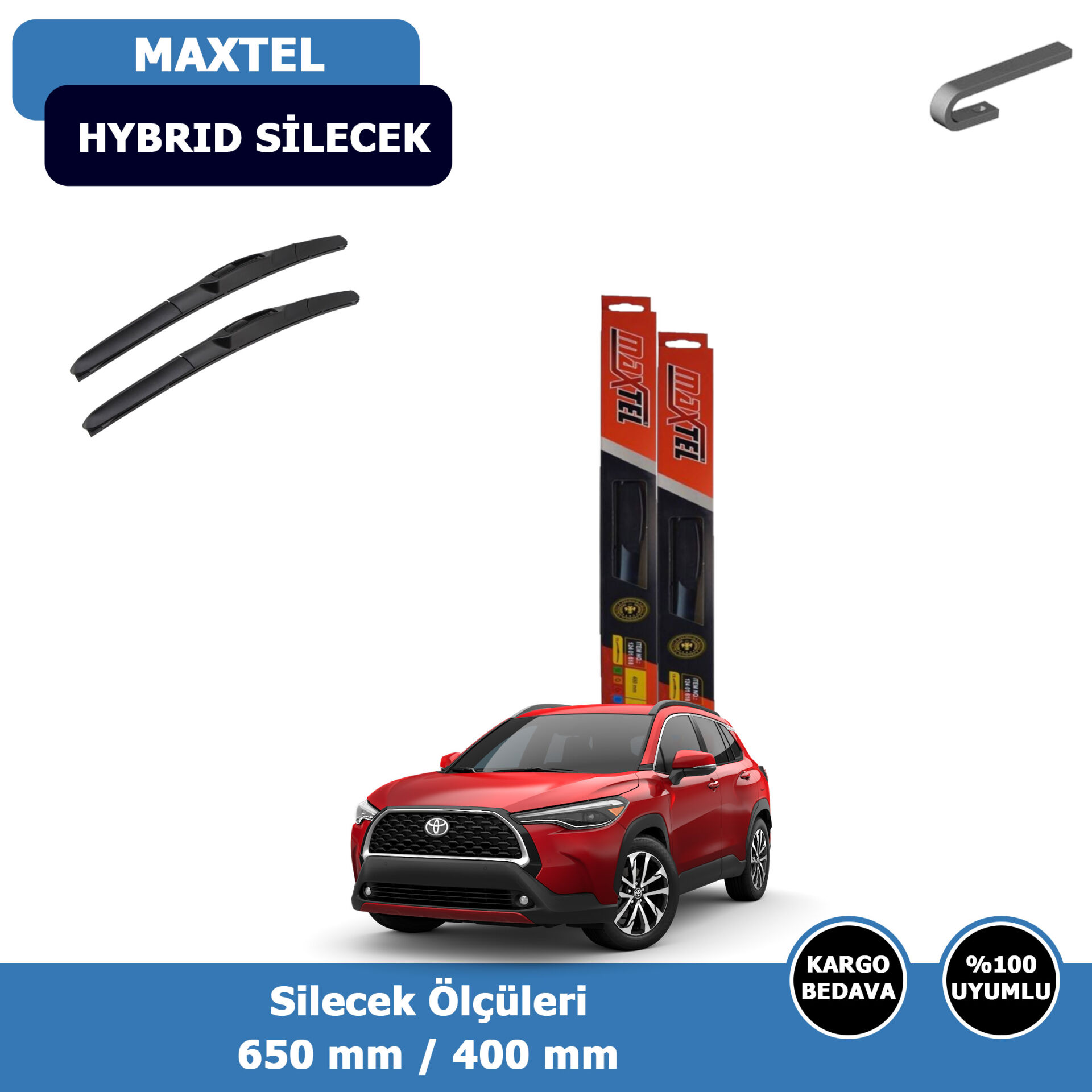 Toyota Corolla Cross Ön Silecek Süpürgesi Hybrid (2022-2025)Maxtel
