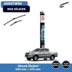 Toyota Hilux Ön Silecek Süpürgesi (2005-2015)Bosch Aerotwin