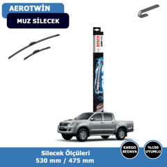 Toyota Hilux Ön Silecek Süpürgesi (2005-2015)Bosch Aerotwin