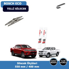 Toyota Hilux Ön Silecek Süpürgesi (2016-2025)Bosch Eco