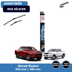 Toyota Hilux Ön Silecek Süpürgesi (2016-2025)Bosch Aerotwin