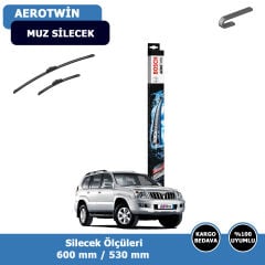 Toyota Land Cruiser Ön Silecek Süpürgesi (2007-2009)Bosch Aerotwin