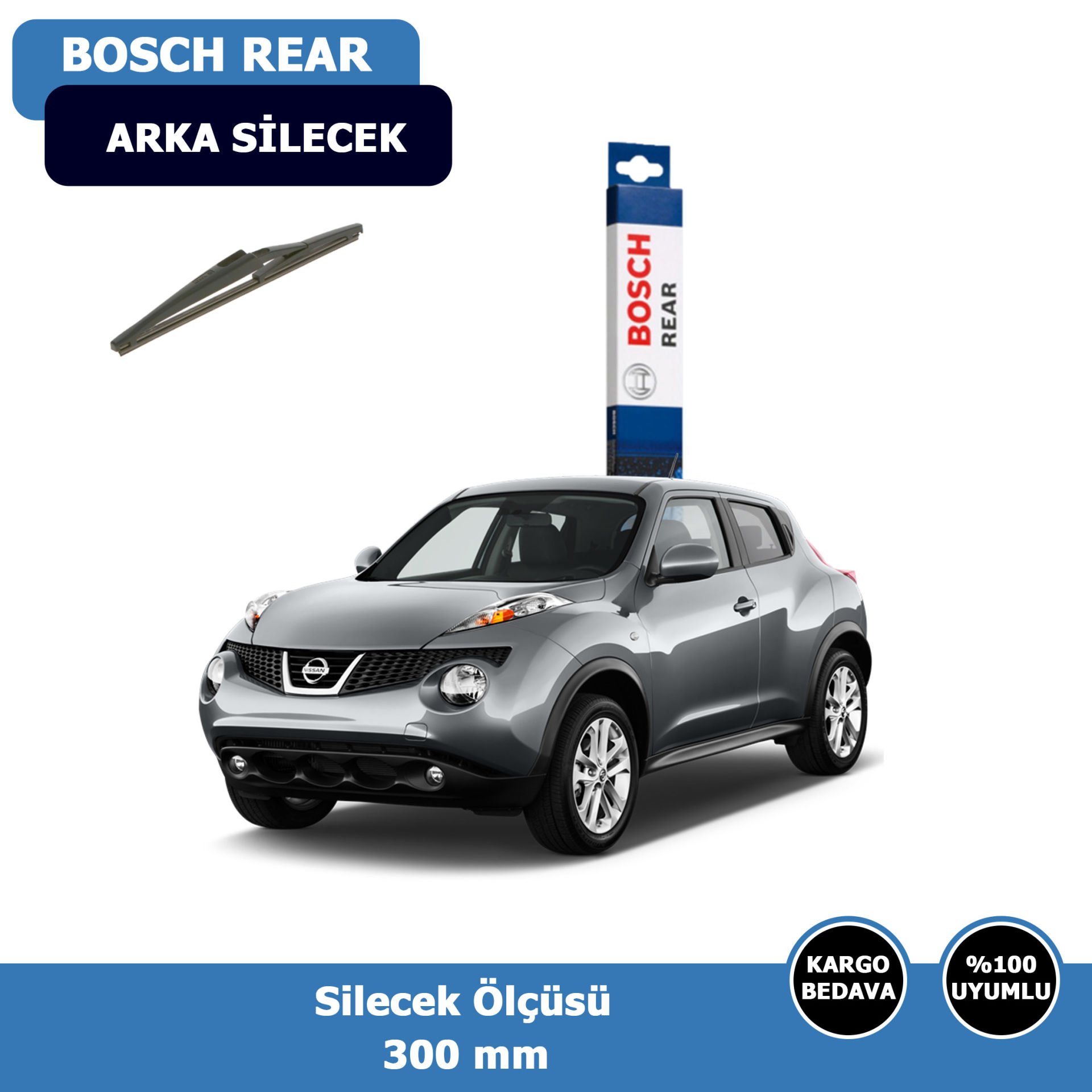 Nissan Juke Arka Silecek Süpürgesi (2010-2016)Bosch Rear
