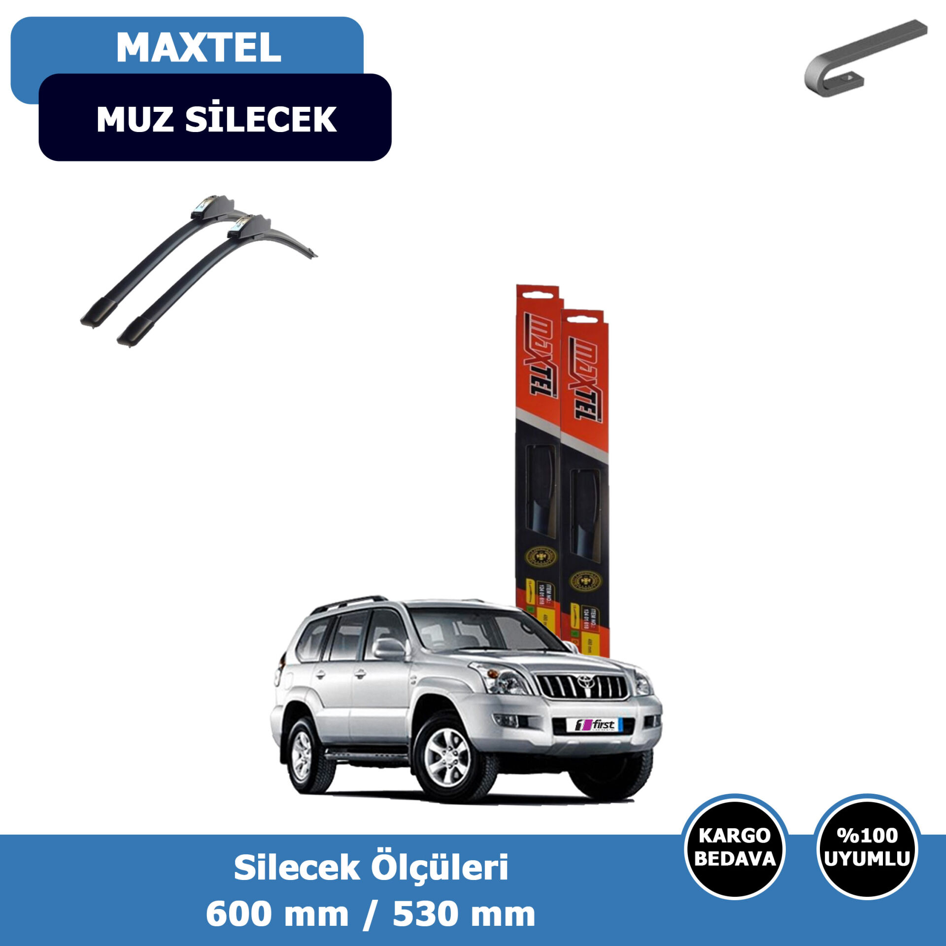 Toyota Land Cruiser Ön Silecek Süpürgesi (2007-2009)Maxtel
