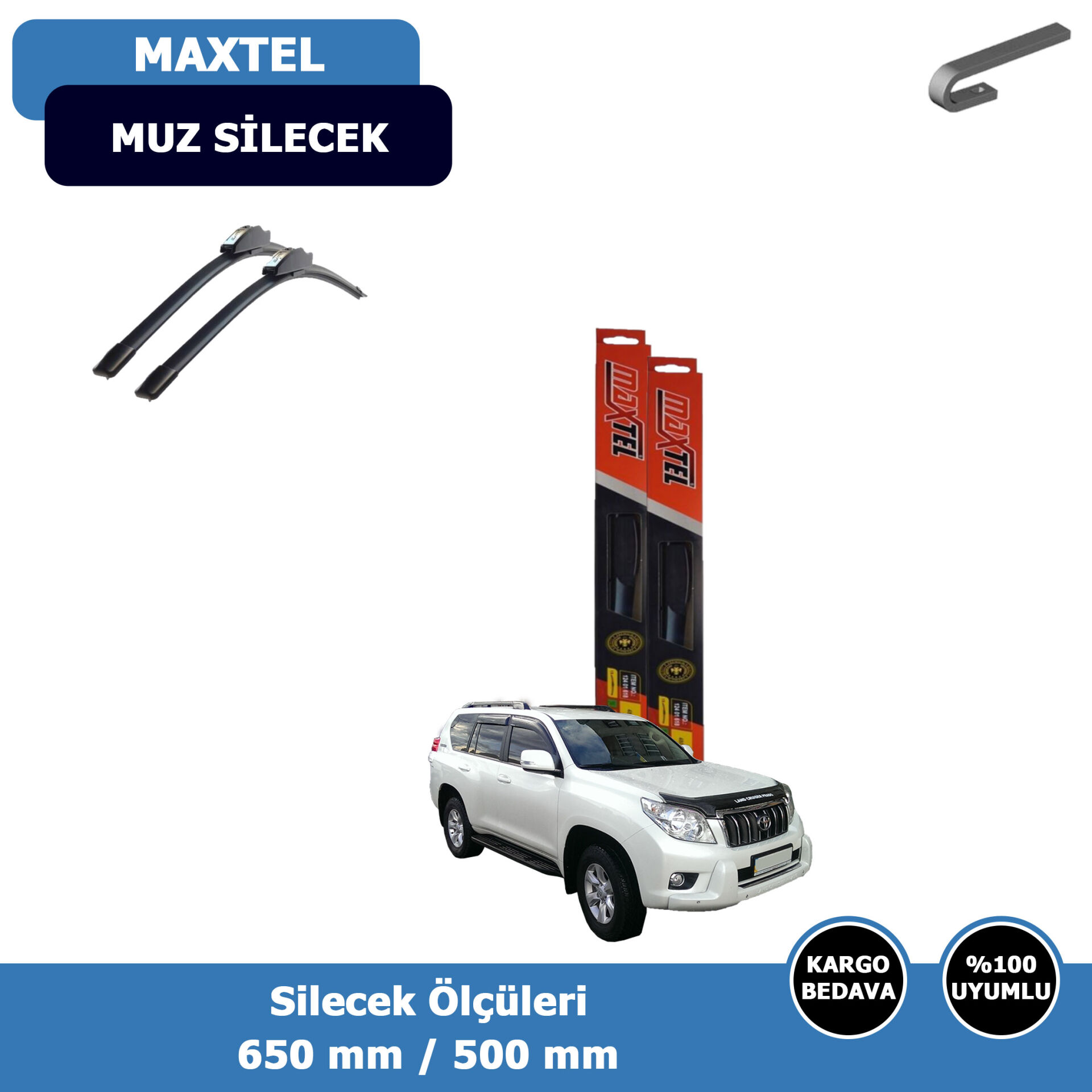 Toyota Land Cruiser Ön Silecek Süpürgesi (2009-2013)Maxtel