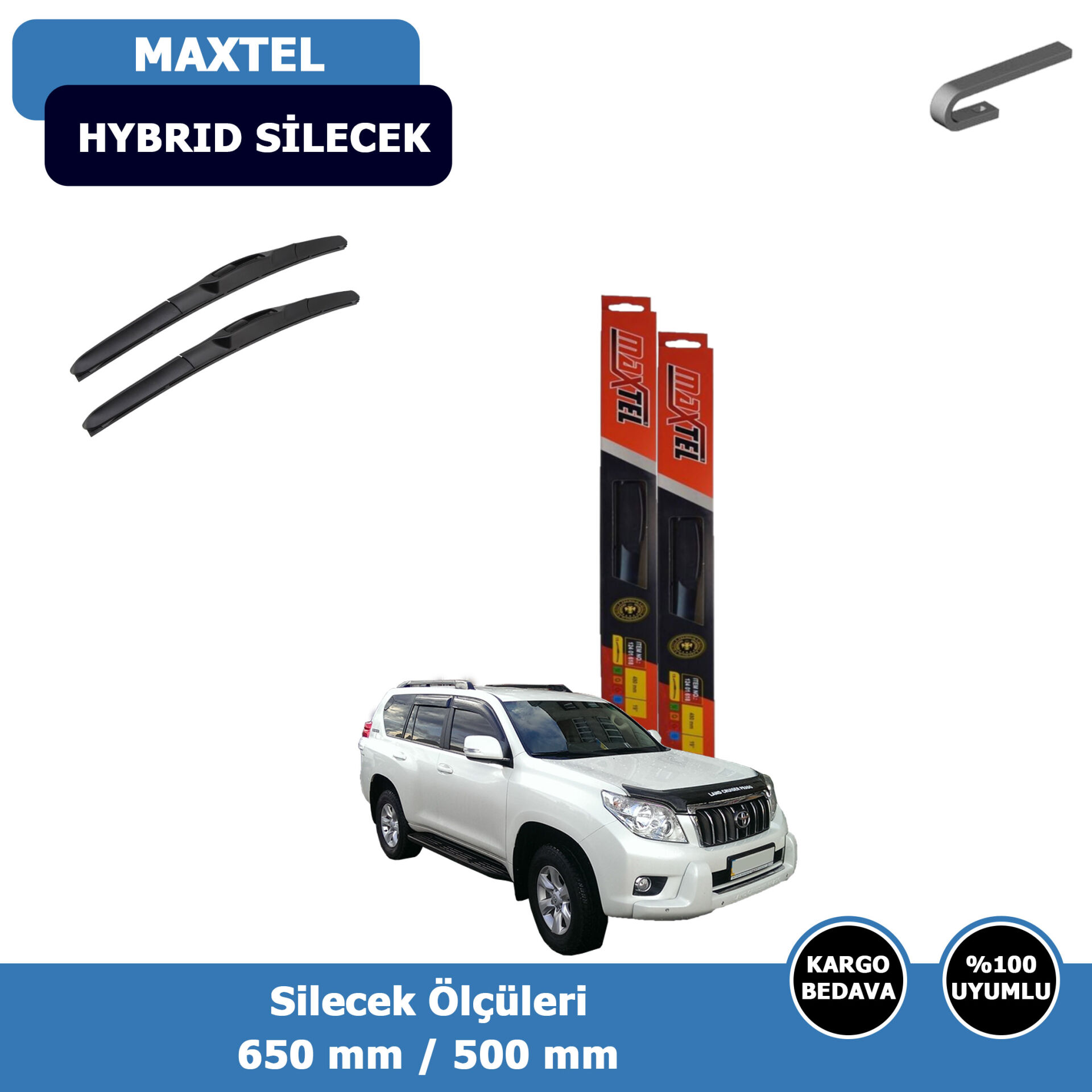 Toyota Land Cruiser Ön Silecek Süpürgesi Hybrid (2009-2013)Maxtel