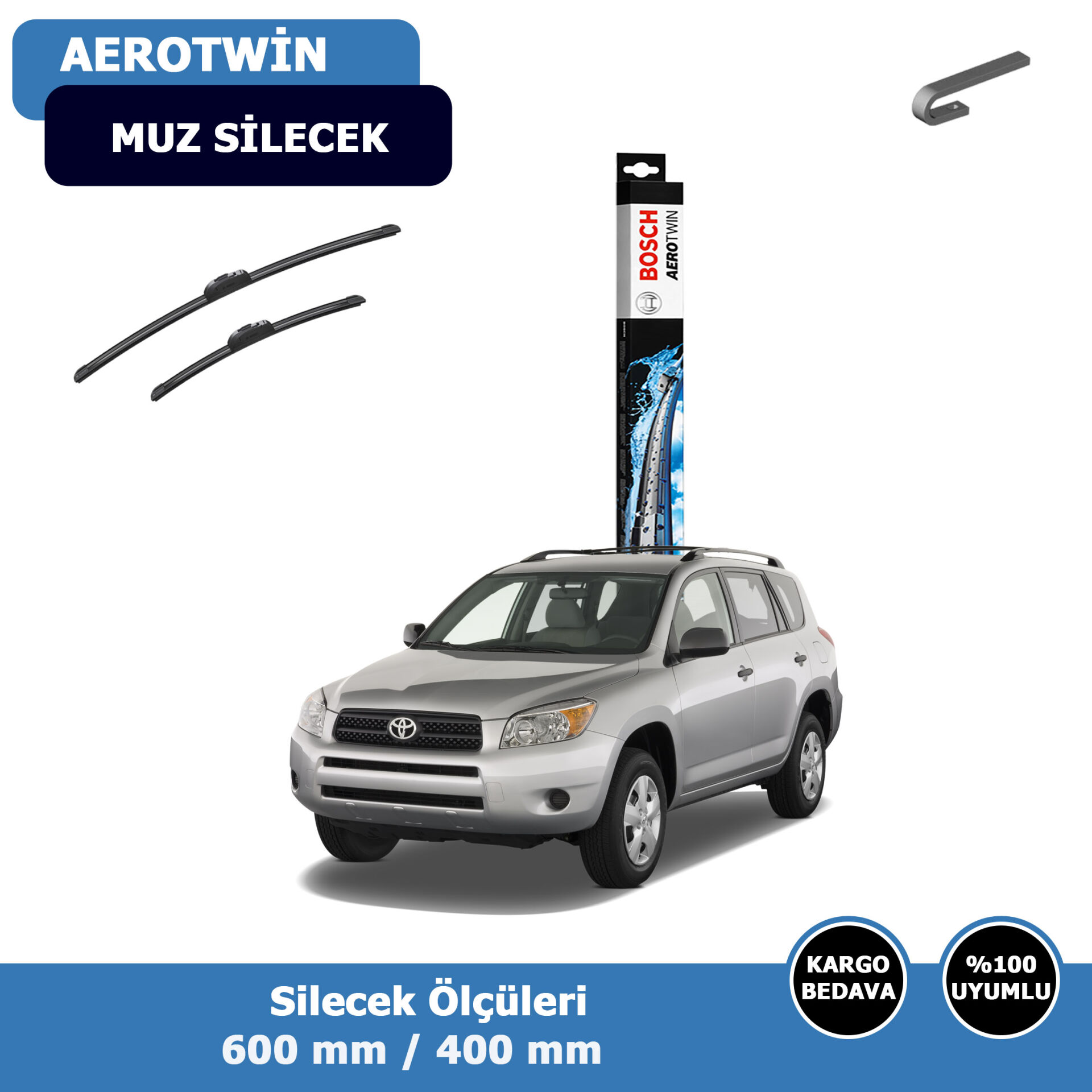 Toyota Rav4 Ön Silecek Süpürgesi (2005-2013)Bosch Aerotwin