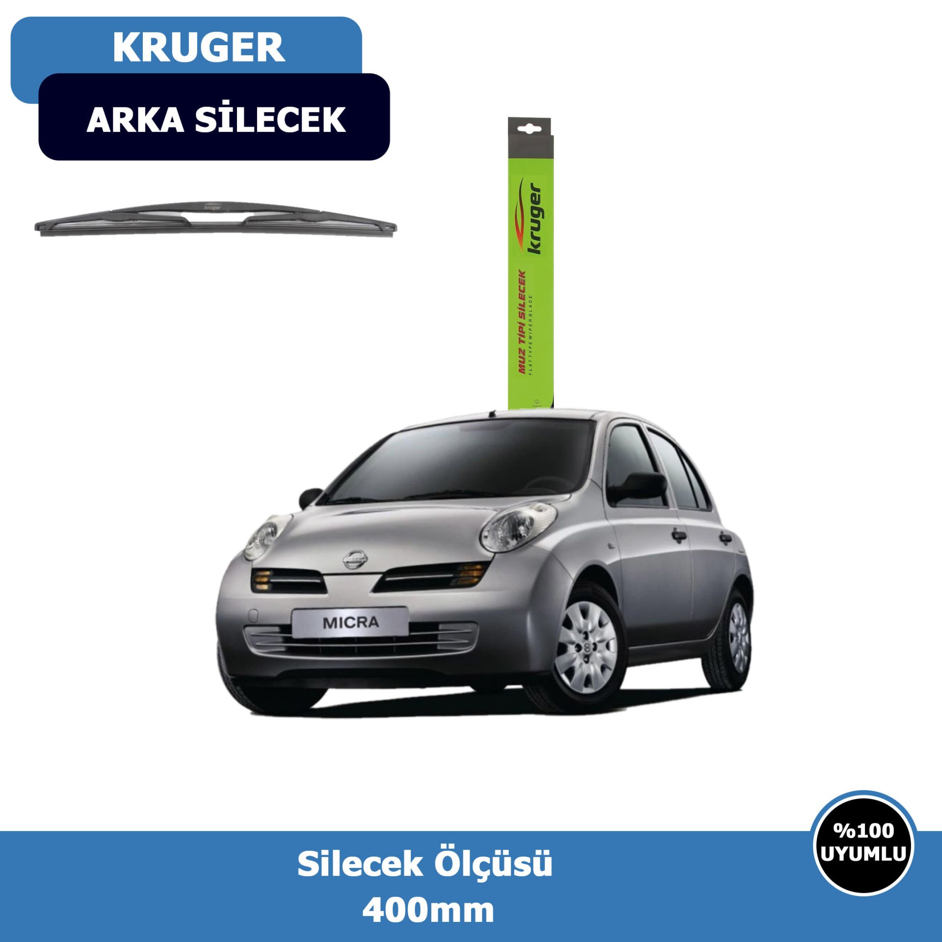 Nissan Micra Arka Silecek Süpürgesi (2005-2010)Kruger