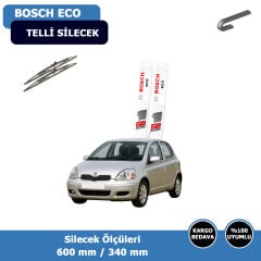Toyota Yaris Ön Silecek Süpürgesi (2006-2010)Bosch Eco