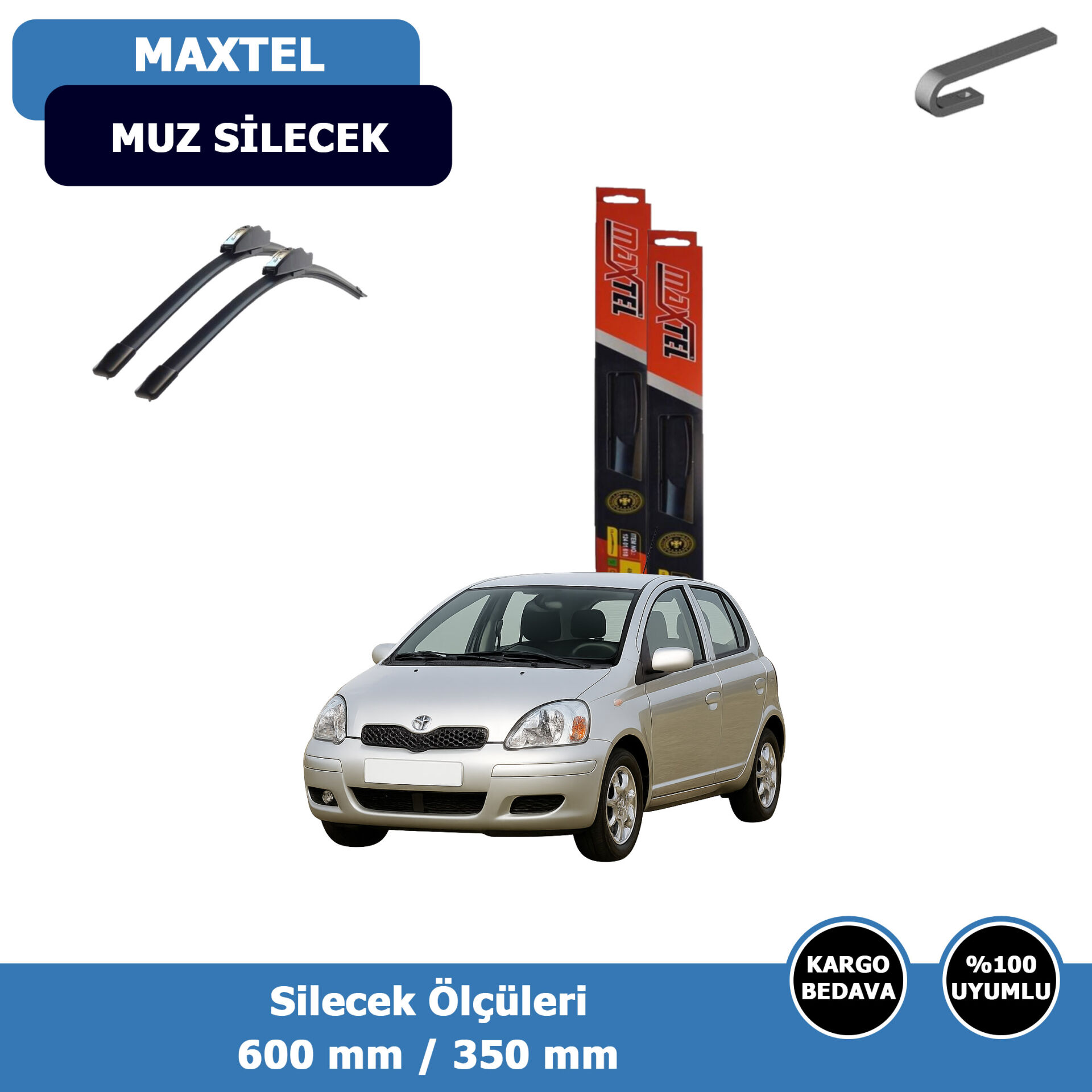 Toyota Yaris Ön Silecek Süpürgesi (2006-2010)Maxtel