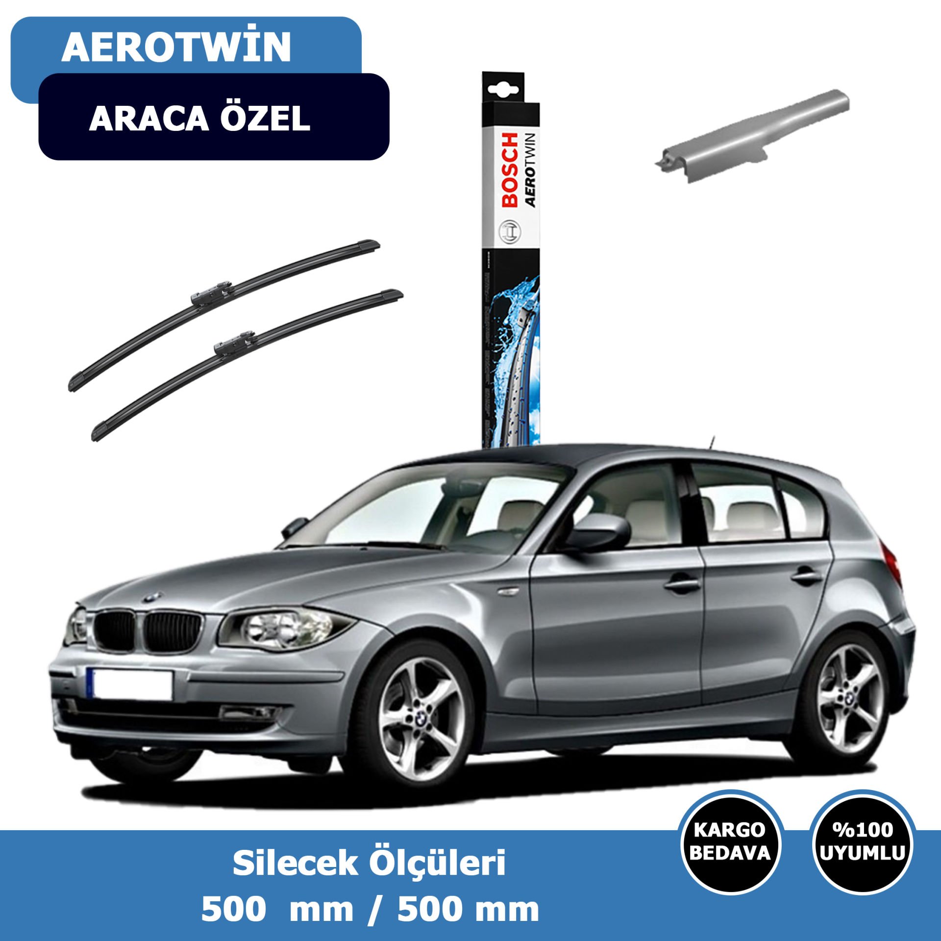 BMW 1Serisi E81-E87 Ön Silecek Süpürgesi (2004-2011)Bosch