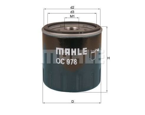 Mercedes CLA180D W117 1.5D OM607 Motor Yağ Filtresi 2013-2018 (80KW-109HP)Mahle