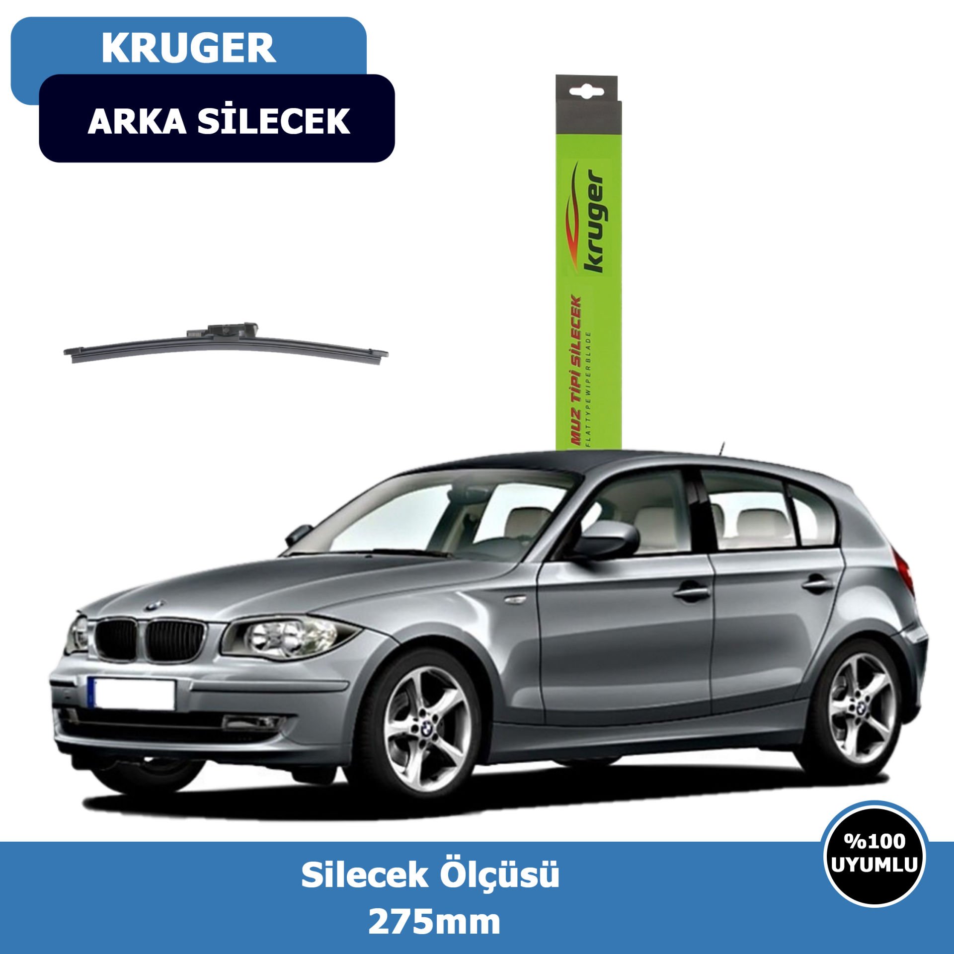 BMW 1Serisi E81-E87 Arka Silecek Süpürgesi (2004-2011)Kruger