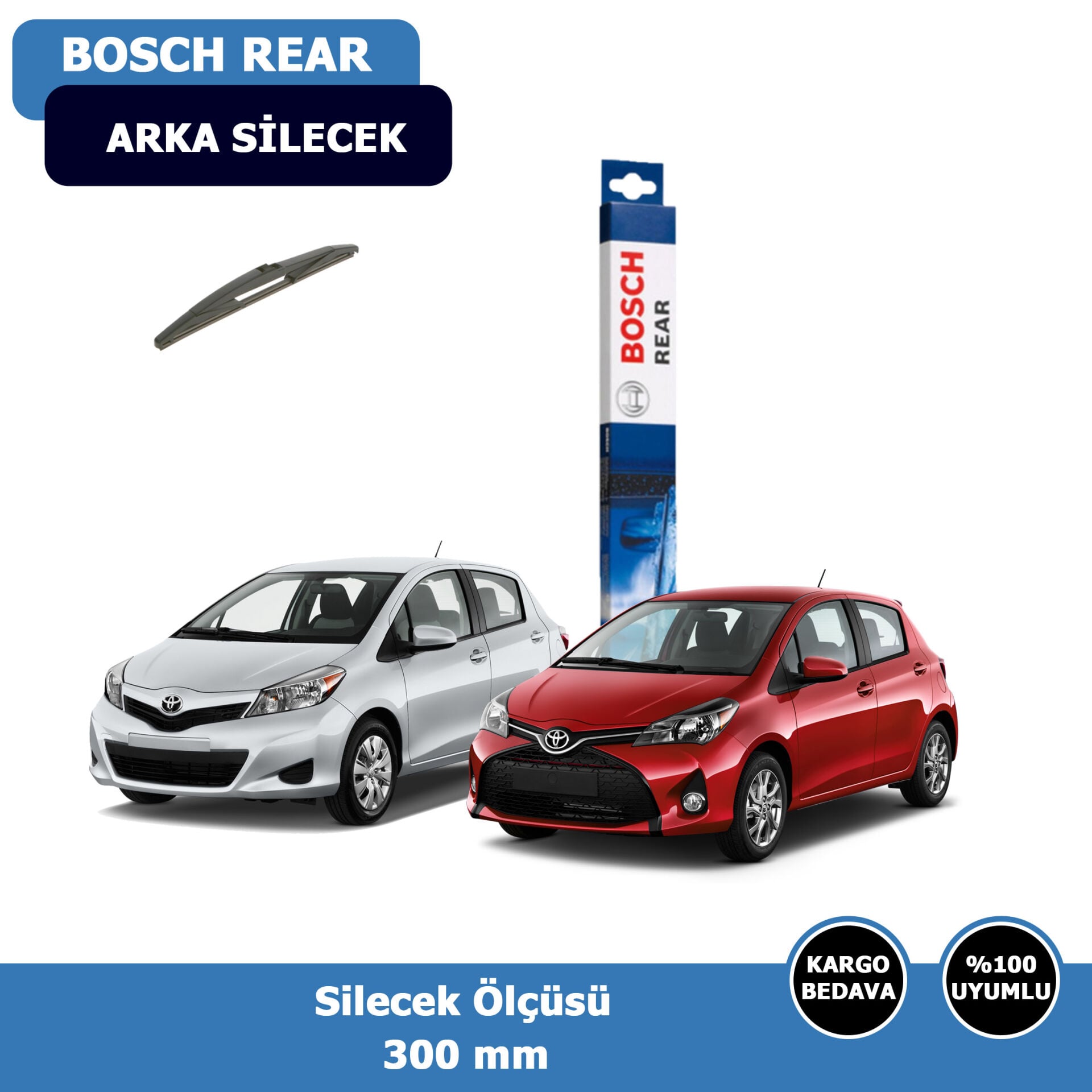 Toyota Yaris Arka Silecek Süpürgesi (2012-2019)Bosch Rear