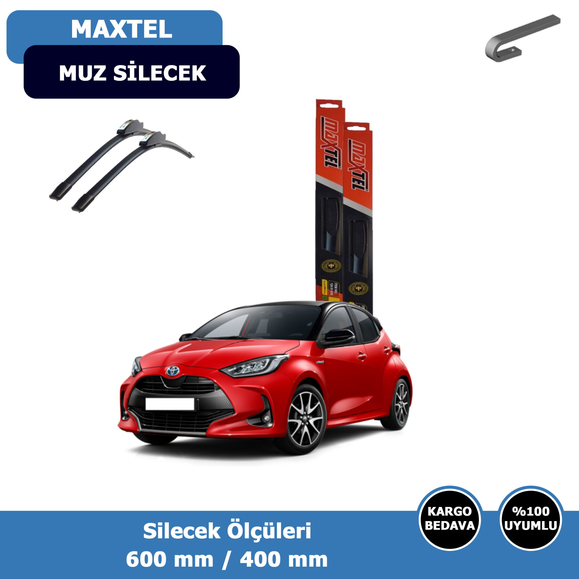 Toyota Yaris Ön Silecek Süpürgesi (2020-2024)Maxtel
