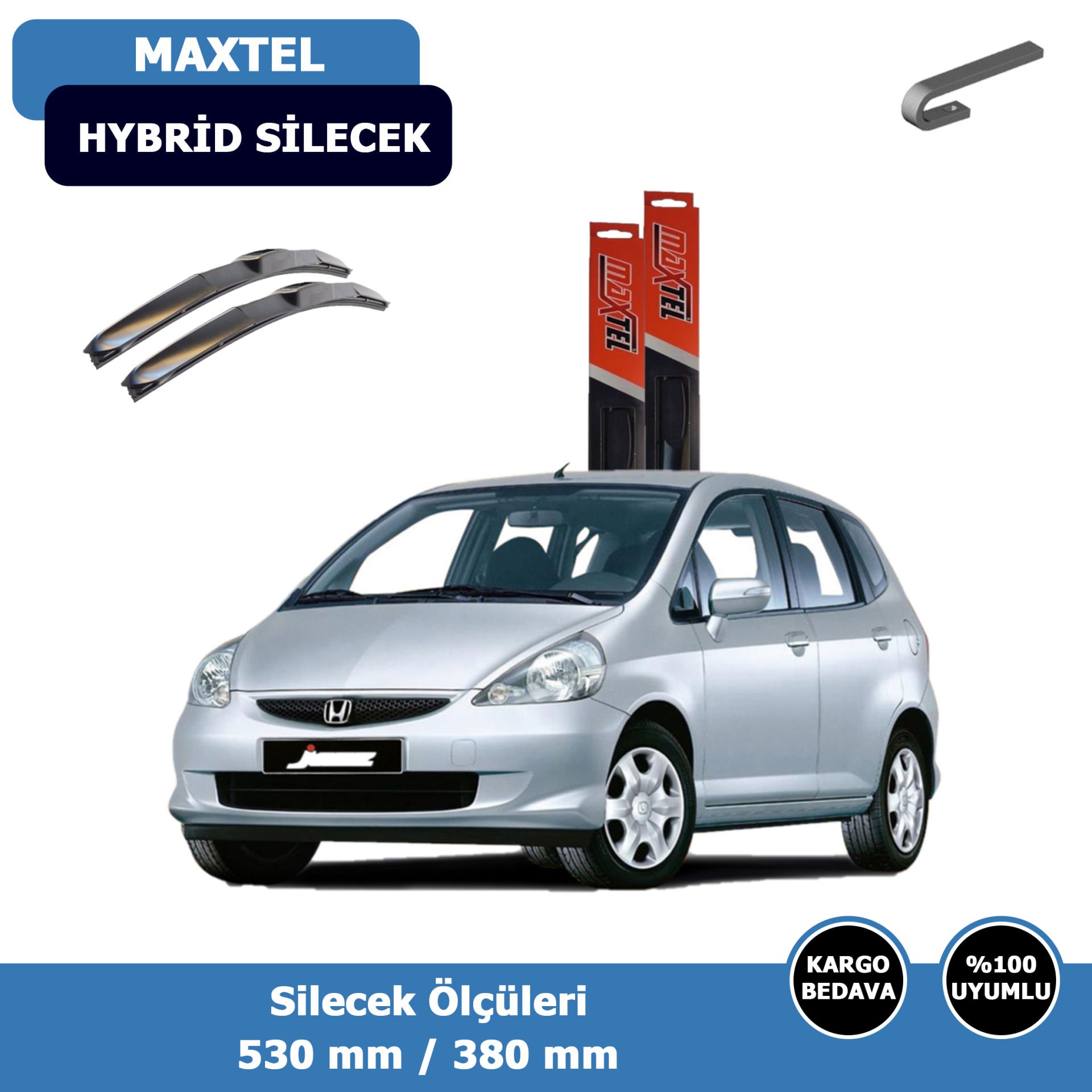 Honda Jazz Ön Silecek Süpürgesi Hybrid (2002-2008) Maxtel