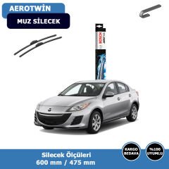 Mazda 3 Sedan Ön Silecek Süpürgesi (2009-2013)Bosch Aerotwin