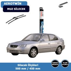 Hyundai Accent Admira Ön Silecek Süpürgesi (2000-2005)Bosch Aerotwin