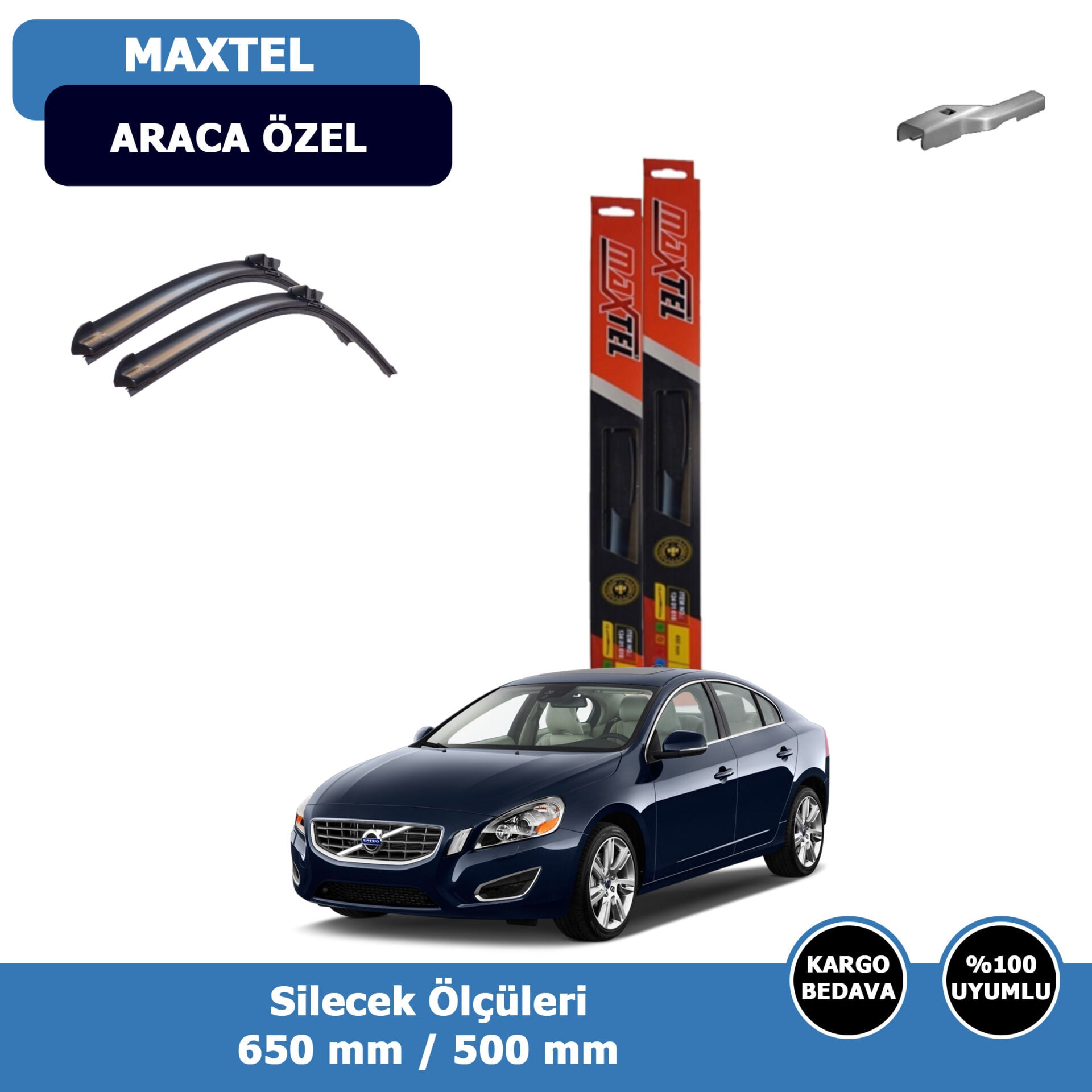 Volvo S60 Ön Silecek Süpürgesi (2010-2013)Maxtel