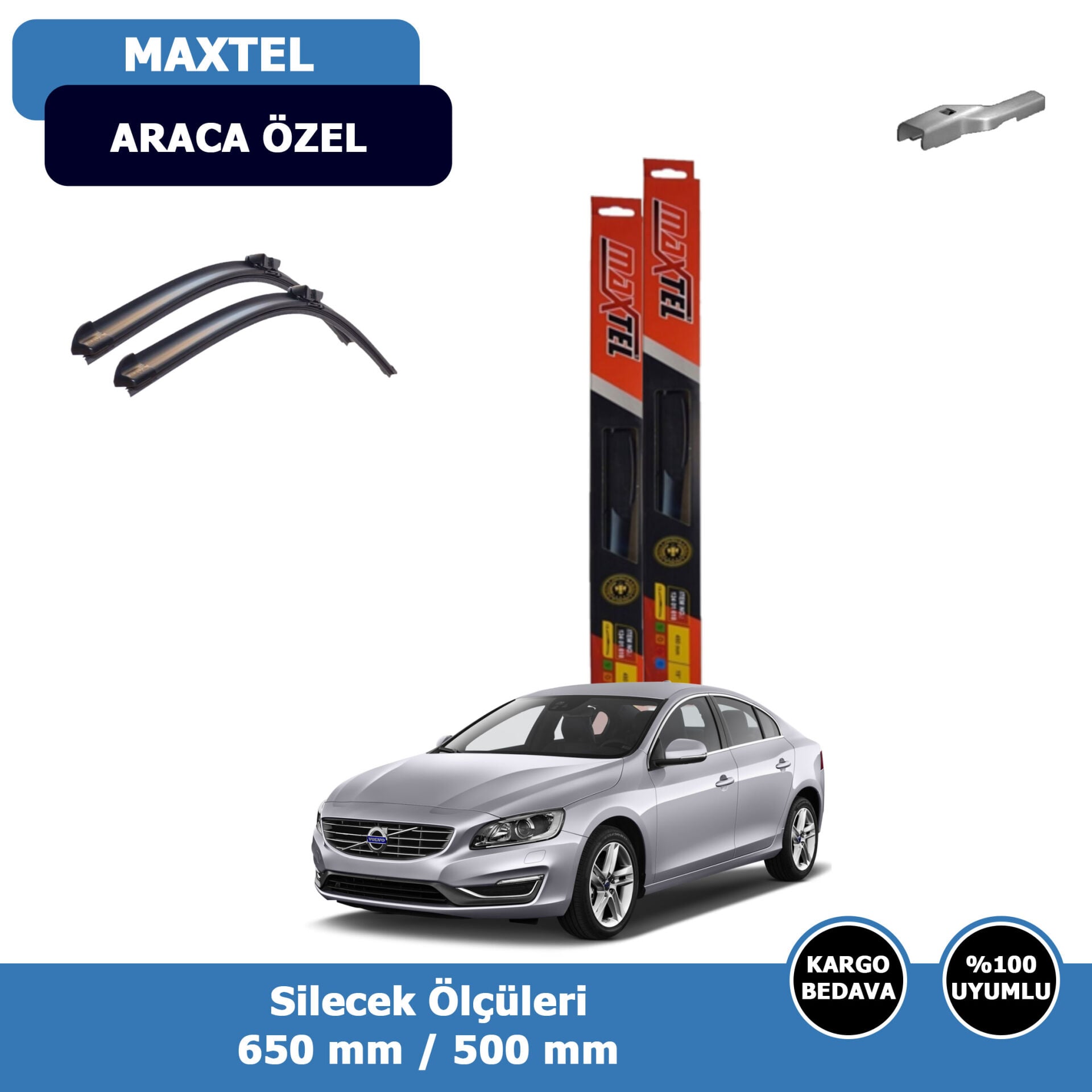 Volvo S60 Ön Silecek Süpürgesi (2014-2018)Maxtel