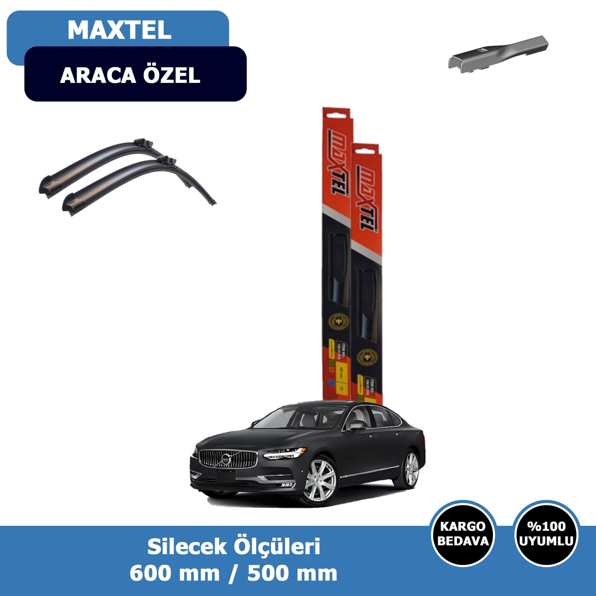 Volvo S90 Ön Silecek Süpürgesi (2016-2024)Maxtel