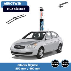 Hyundai Accent Era Ön Silecek Süpürgesi (2006-2012)Bosch Aerotwin