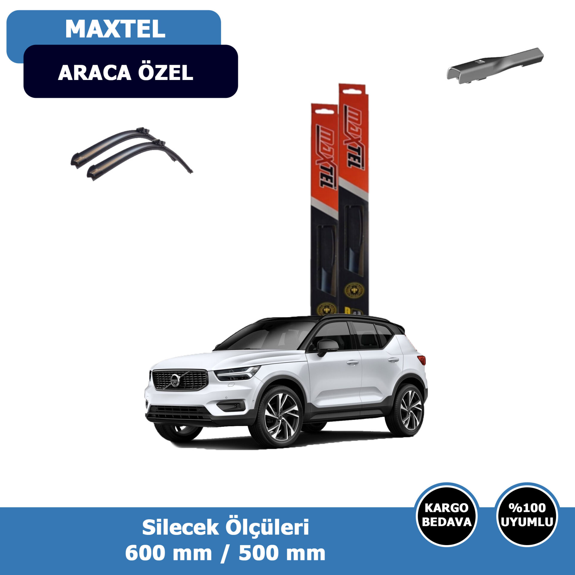 Volvo XC40 Ön Silecek Süpürgesi (2018-2025)Maxtel