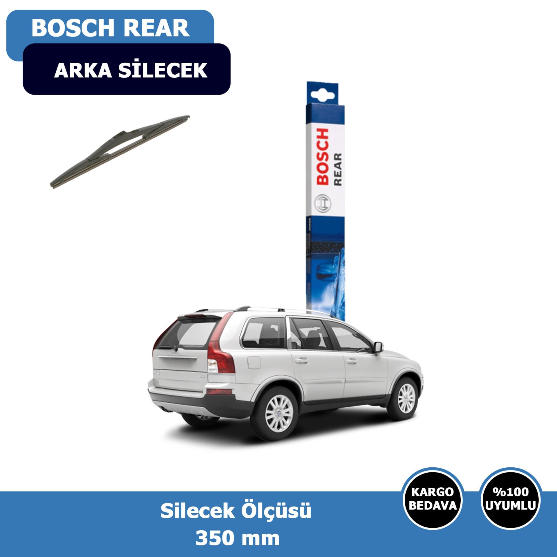 Volvo XC60 Arka Silecek Süpürgesi (2009-2017)Bosch Rear