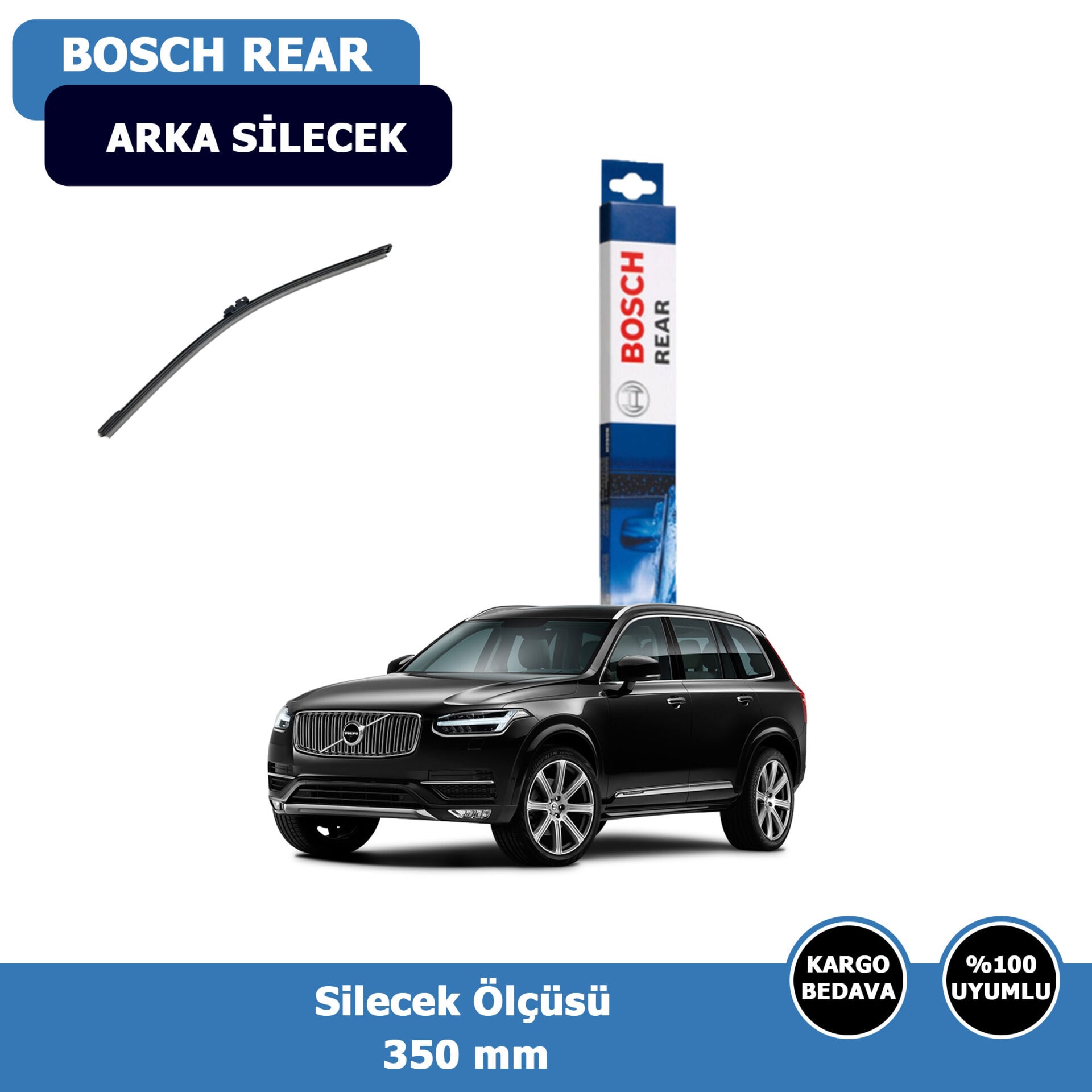 Volvo XC90 Arka Silecek Süpürgesi (2015-2024)Bosch Rear