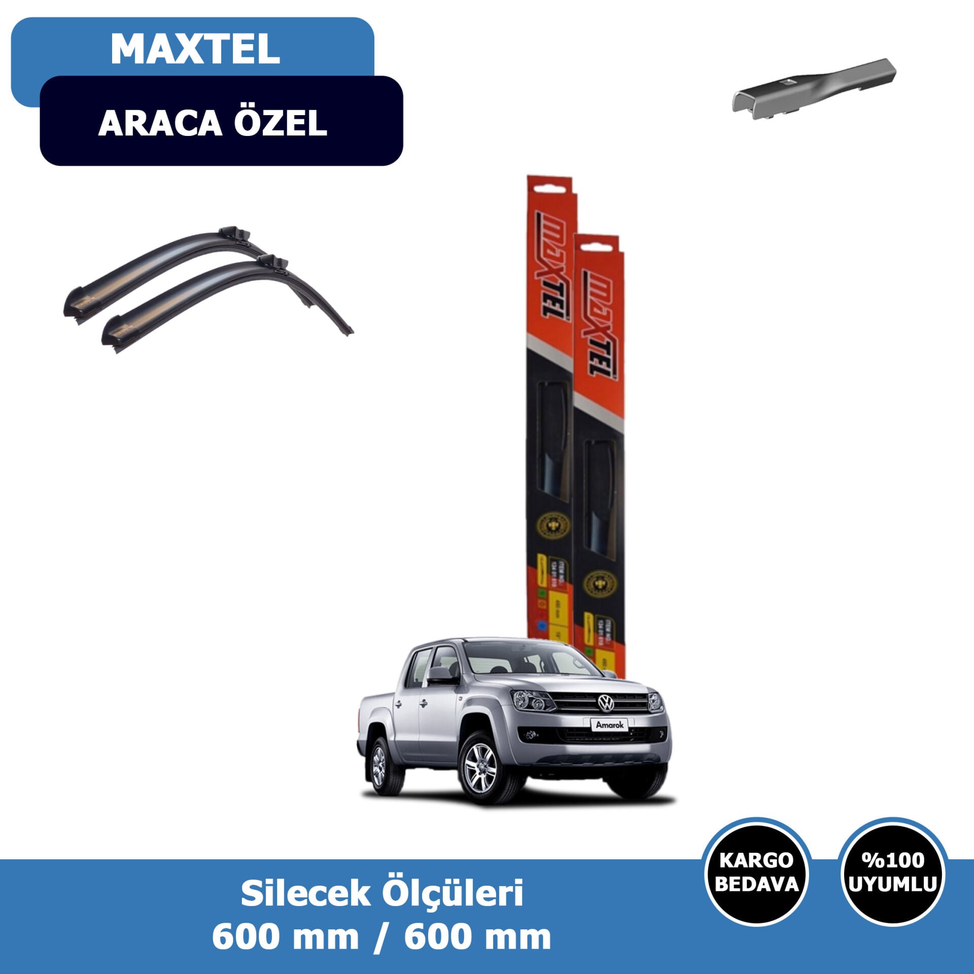 Volkswagen Amarok Ön Silecek Süpürgesi (2013-2021)Maxtel