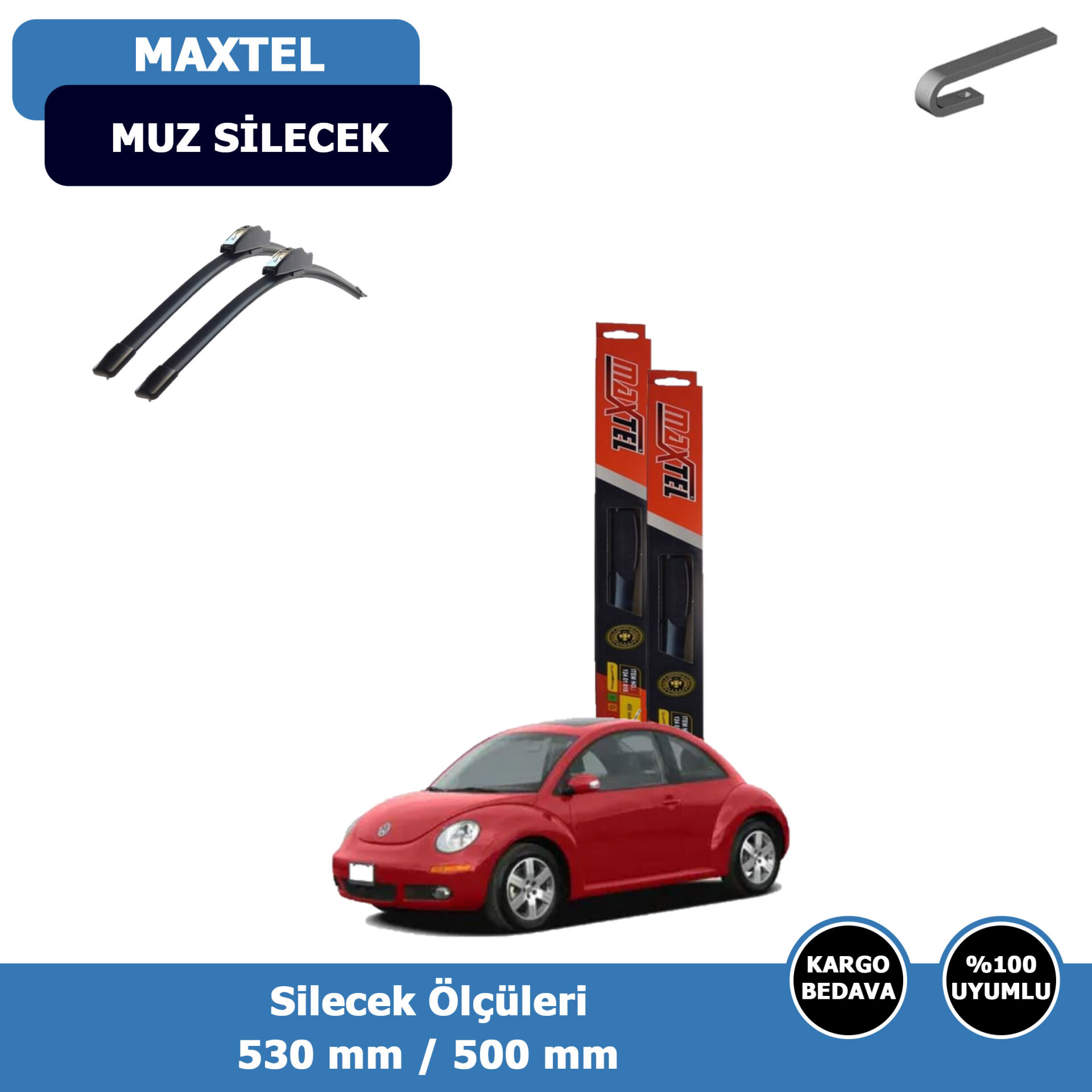 Volkswagen Beetle Ön Silecek Süpürgesi (2005-2010)Maxtel