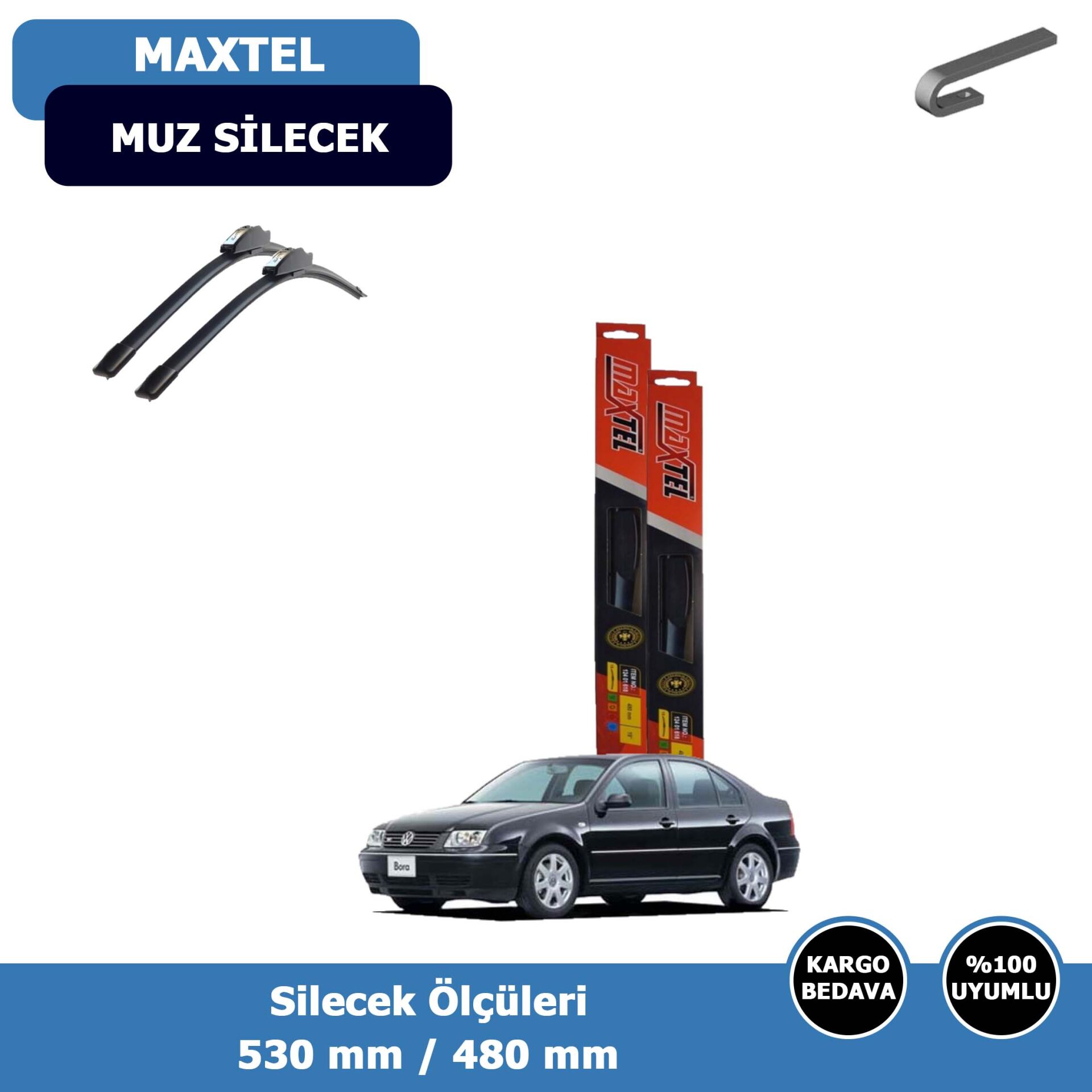 Volkswagen Bora Ön Silecek Süpürgesi (1998-2002)Maxtel