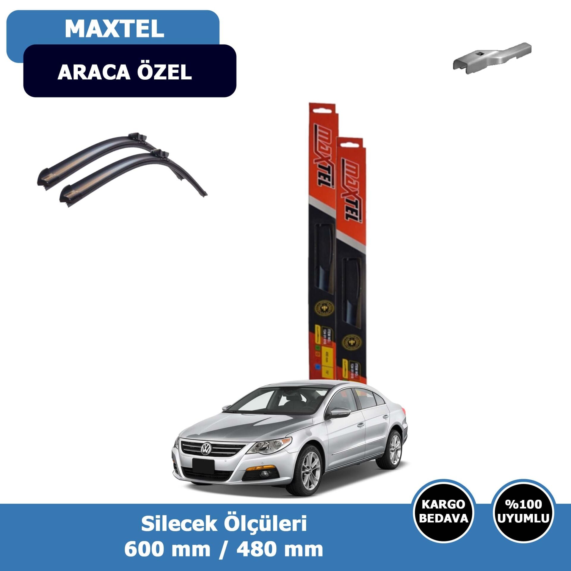 Volkswagen CC Ön Silecek Süpürgesi (2008-2011)Maxtel