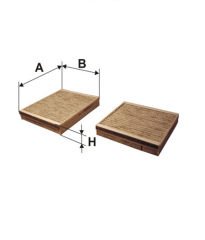 Peugeot 2008 1.2VTİ Karbonlu Polen Filtresi 2013-2018 (60KW-82HP)Filtron